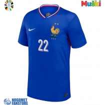 Francuska Theo Hernandez #22 Domaci Dres EP 2024 Kratak Rukav